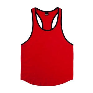 Wholesale Custom Logo Yellow Gym Tank Top Ribbed <b>Stringer</b> <b>Vest</b> Bodybuilding Weightlifting Training Fitness Workout Activewear - Product Image 6