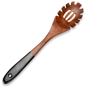 Wooden Pasta <b>Serving</b> <b>Spoon</b> with Long Handle Kitchen Salad <b>Serving</b> Use At Cheap Price - Product Image 4
