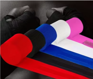Support de poignet respirant bleu avec fermeture auto-agrippante pour l'entraînement musculaire, sangles de musculation réglables unisexes bleues - Product Image 6