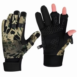 Guantes de Motocicleta Unisex de Nailon con Logotipo Impreso, Impermeables, con Cierre de Gancho y Bucle, Protección Solar, Antideslizantes y Resistentes al Desgaste para Pesca - Product Image 6