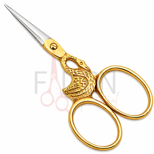 Ciseaux de broderie vintage en acier inoxydable de qualité supérieure, à pointe fine, pour la coupe de cheveux, OEM ODM - Product Image 4