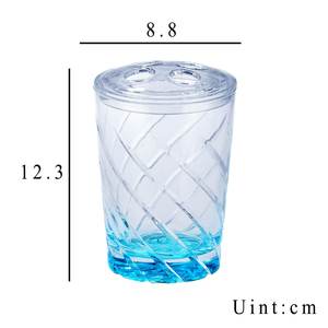 [Holar] Almacenamiento de cepillo de dientes de 4 ranuras transparente e irrompible de Taiwán para Baño - Product Image 2