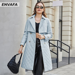 Fashion Puffer <b>Coat</b> Wholesale Top Quality Quilted Trench <b>Coat</b> Long Sleeve <b>Women</b> Padded <b>Coat</b> Winter Clothes for <b>Women</b> - Product Image 6