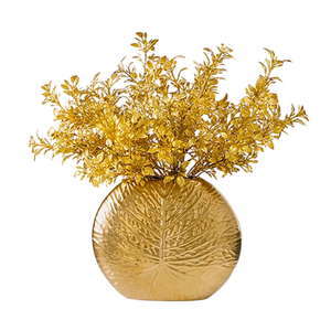 Vase à fleurs en fer noir de style Art Déco, fait main, pour mariage, décoration élégante, prix de gros - Product Image 2