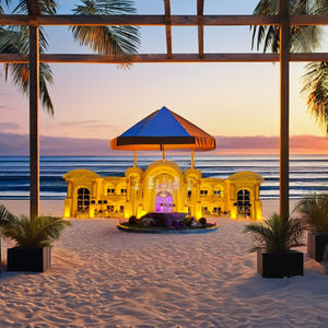 เวทีงานแต่งงานแบบฮินดู/ซุ้มโบโฮ/มณฑปแบบราชวงศ์ ขนาด 10 ฟุตขึ้นไป ทำจากเหล็ก เป็นมิตรกับสิ่งแวดล้อม สำหรับตกแต่งงานแต่งงานทั้งในร่มและกลางแจ้ง - Product Image 5