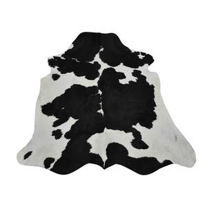 Tapis en cuir de vache fait main, véritable peau de vache, fourrure naturelle, tapis en cuir de vache pour la décoration du salon et de la chambre. - Product Image 1
