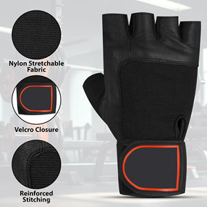 Gants de fitness pour hommes et femmes, pour la musculation, l'entraînement en salle de sport, avec tissu respirant, anti-transpiration et forte adhérence - Product Image 4