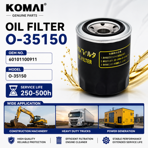กรองน้ำมันเครื่อง KOMAI 119005-35150.1.2  129150-35150 129150-35150B.E  60101100911  0813-23-802 สำหรับ HITACHI EX35-2 - Product Image 1