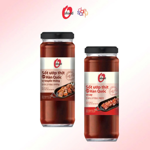 ซอสหมักเนื้อย่างเกาหลี 240 กรัม ขวดแก้ว รสเผ็ดและรสออริจินัล ขายส่ง ของแท้ โอ'ฟู้ด แดซัง - Product Image 3
