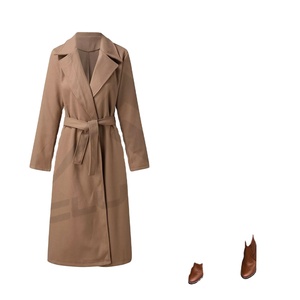 Manteau Trench Femme Hiver 2025 Tendance en Véritable Peau de Mouton avec Capuche, Ceinture Amovible, Boutons et Doublure Cachemire Écologique Chaude - Product Image 1