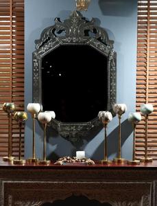 <b>Brass</b> Candle Stand Round Metal Home Decoration Durable Table Top Display - Product Image 2