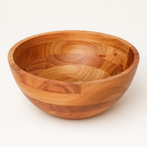 Tazón de madera hecho a mano, diseño minimalista, madera sin recubrimiento, artesanía para servir comida, regalo, decoración de mesa, utensilios de cocina - Product Image 6