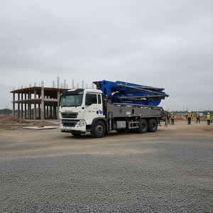 รถปั๊มคอนกรีตฮามัค บูมยาว 48ม. 50ม. 60ม. 70ม. 75ม. ติดตั้งบนรถ พร้อมราคาที่แข่งขันได้ - Product Image 3