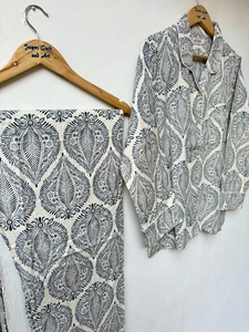 Ensemble de pyjama coordonné Naaz Textile pour femme, imprimé animal motif tigre, vêtements de nuit décontractés d'été, vêtements de détente doux et respirants en coton - Product Image 4