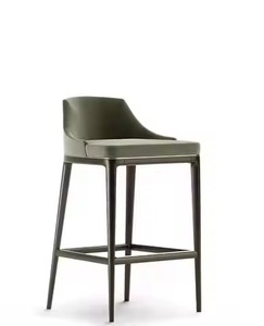 Trending Arrival Woven Rope Wrap Curved Backrest <b>Padded</b> Oval Seat Use Bar <b>Stool</b> And Chair For Outdoor Patio Bar Area Chair - Product Image 3