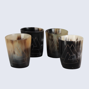 Vaso Rústico de Cuerno de Búfalo Natural Ecológico Hecho a Mano para Cerveza y Whisky de REHMAN CRAFT Uttar Pradesh - Product Image 2