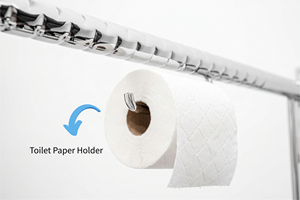 Barre d'appui de sécurité pliable en forme de U en acier inoxydable pour toilettes et salle de bain - Product Image 3