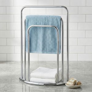 Calentador OEM de hierro fundido con acabado cromado, toallero de baño portátil, muebles de almacenamiento, fabricante doméstico de Taiwán, exclusivo de EBay - Product Image 1