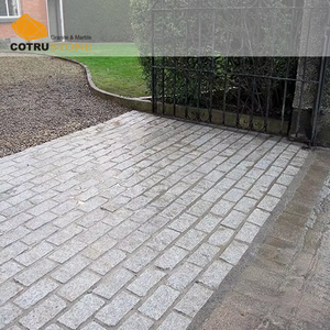 <span class=keywords><strong>Pavés</strong></span> de granit gris flammé <span class=keywords><strong>en</strong></span> pierre naturelle pour allées paysagères - Product Image 5