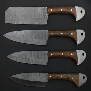 A&M ENTERPRISES Handmade Damascus Steel Chef <b>Knife</b> <b>Set</b> High-Polish Finish Eco-Friendly Wooden Kitchen <b>Knives</b> - Product Image 1