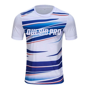 ชุดเทนนิสแบบกำหนดเอง เสื้อกีฬาและกางเกงขาสั้น ชุด 2 ชิ้น พิมพ์ลายแบบซับลิเมชั่นเต็มตัว สำหรับนักกีฬา ชื่อทีมและหมายเลขพิเศษ - Product Image 1