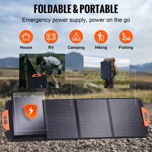 Pannello Solare Monocristallino Portatile 120W con ETFE Pieghevole, Caricatore Solare con Efficienza del 23%, Tipo C, Potenza Massima di 400W - Product Image 2