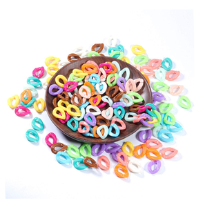 Cadena de eslabones de resina ecológica, tamaño personalizado, varios colores, cadena de eslabones de resina para decoración de pared, mejor precio - Product Image 1