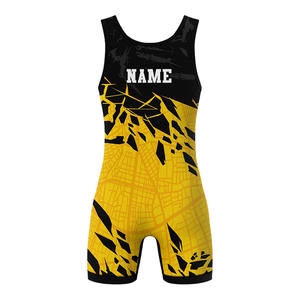Combinaison de lutte, boxe, extensible, respirante, séchage rapide, matière Spandex/Polyester, logo avant SINEWY SPORTS OEM - Product Image 6