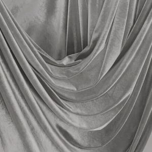 Light Gray Velvet Fabric Woven 130 GSM 100% Polyester Solid Modern Style Soft Apparel Garments Home Textile Sewing DIY CLOTH - Product Image 6