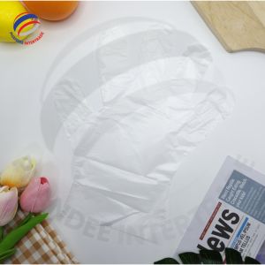 Guantes de plástico HDPE transparentes de alta calidad de espesor medio desechables para la preparación de alimentos fines generales para uso en verano - Product Image 6