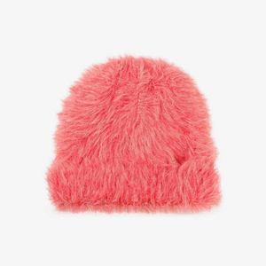 Bonnet en coton/polyester de haute qualité avec logo personnalisé, vente en gros, unisexe, bonnet d'hiver en tricot, tendance, moelleux, doux, pour le ski, le vélo - Product Image 3
