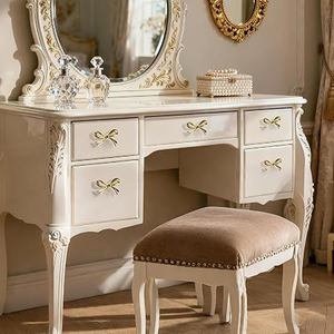 Poignées de commode en or brossé, grandes poignées décoratives pour tiroirs de placard, pour la décoration des chambres de filles et des crèches - Product Image 3