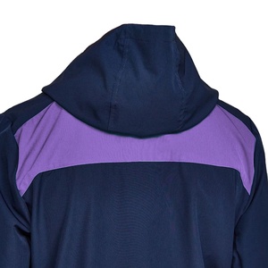 Veste coupe-vent à capuche pour homme, bicolore, légère, d'hiver, pour l'extérieur, avec fermeture éclair, respirante, imperméable, personnalisable - Product Image 3