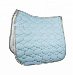 Low Price Latest Style High Quality <b>Quilted</b> Fabric Horse Saddle Pad 2026 Custom Size Custom Colors & Logo Custom Brand - Product Image 1