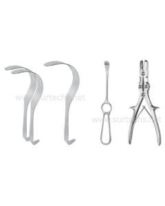 Kit d'instruments chirurgicaux manuels pour la résection abdomino-perineale, en acier inoxydable, pour la chirurgie colorectale, ensemble complet, certifié CE - Product Image 5