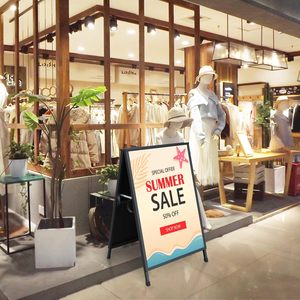 24x36 inch một dấu hiệu khung gấp hai mặt bảng bánh sandwich trượt trong bảng hiệu vỉa hè cho <span class=keywords><strong>Poster</strong></span> quảng cáo đường phố ngoài trời - Product Image 5