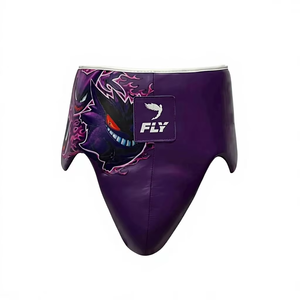 ชุดอุปกรณ์มวยสีม่วง Fly Purple พร้อมนวมแบบผูกเชือกและอุปกรณ์ป้องกันศีรษะสำหรับผู้ใหญ่ เหมาะสำหรับการฝึกศิลปะการต่อสู้ ใช้ได้ดีที่ยิมและการฝึกซ้อมและการต่อสู้ - Product Image 3