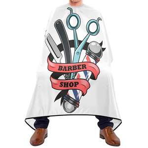 Nueva Capa de Peluquería y Maquillaje de Poliéster, Ligera, Portátil, Ecológica, Antiestática y Resistente al Agua, con Nuevo Diseño - Product Image 4