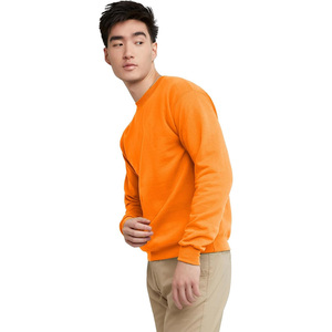 OEM <b>Men</b> Casual Sweatshirt Plain Burgundy Long Sleeve Cotton <b>Pullover</b> <b>for</b> Bulk Order - Product Image 3