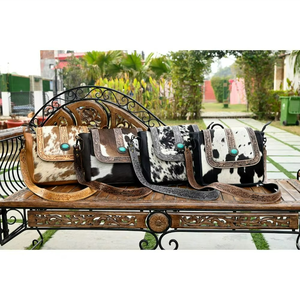 Fashion Handmade Genuine Leather Crossbody Bag for Girls with Detachable Tooled Strap - Product Image 6