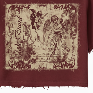 T-shirt surdimensionné personnalisé pour homme, style hip-hop, patchwork, design géométrique, 100% coton éponge 240G, impression numérique - Product Image 5