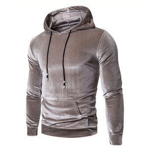 Sudadera con Capucha de Felpa de Poliéster/Algodón Bordada Personalizada al por Mayor, Sudadera con Capucha de Tela Suave Unisex OEM con Bolsillo - Product Image 1