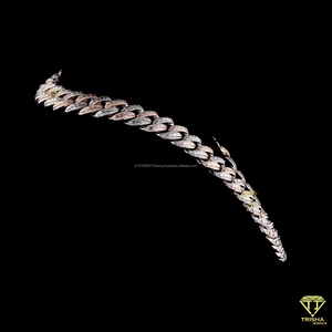Cadena de Plata de Ley con Moissanita, Alternativa Brillante al Diamante para Uso Diario, Disponible al Mejor Precio - Product Image 2