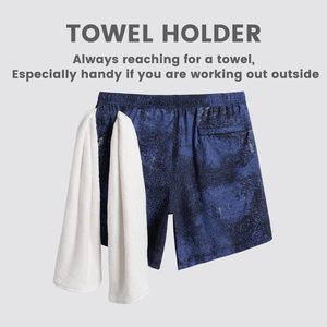 Shorts de sport deux pièces pour hommes, pantalon d'entraînement fitness, basketball, course à pied, 2 en 1, séchage rapide, short d'entraînement serré, shorts de fitness en plein air - Product Image 2