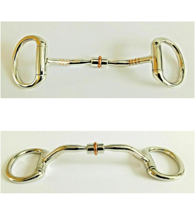 Nouveauté la plus vendue DYNAMICS GALLERY DG-EBB-22 Mors de cheval Eggbutt confortables en acier inoxydable poli plaqué or - Product Image 6