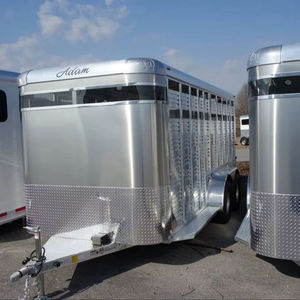 Remolque para 2 Caballos con Espacio para Alojamiento, Precio Especial, Remolques Agrícolas para Transporte de Aves de Corral, Semirremolque - Product Image 2