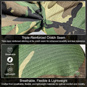 Ensemble veste et pantalon de camouflage de qualité supérieure pour la chasse, la randonnée et les aventures en plein air - Fabricant, vente en gros - Product Image 3