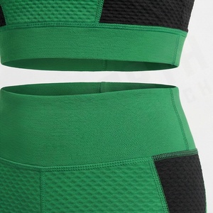 Vêtements de sport pour femmes, legging de yoga, soutien-gorge rembourré sans couture, tenue de fitness push-up pour adultes, vêtements d'entraînement - Product Image 5