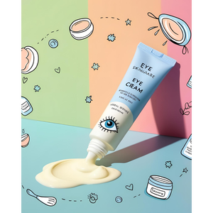 Crème pour les yeux apparence jeune pour peaux sensibles hydratante lissant les ridules améliorant la fonction barrière apaisante pour les yeux - Product Image 2