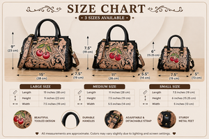 Handcrafted Cherry Design Tooled Genuine Leather Travel Duffel Bags Large Capacity New Fashion Overnight Weekender Luggage Bags - Product Image 2
